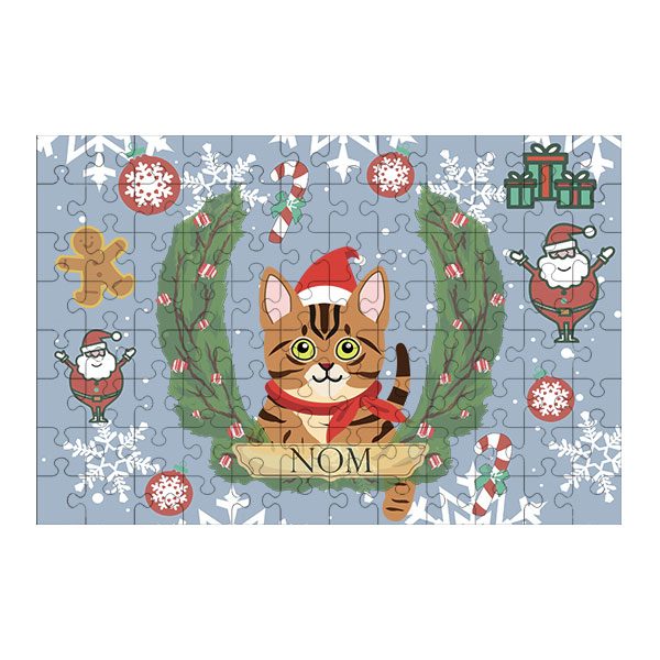 Puzzle chat noël