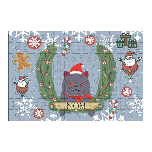Puzzle chat noël
