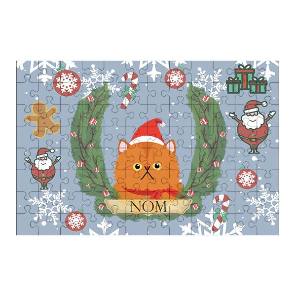 Puzzle chat noël