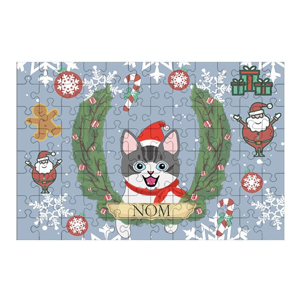 Puzzle chat noël