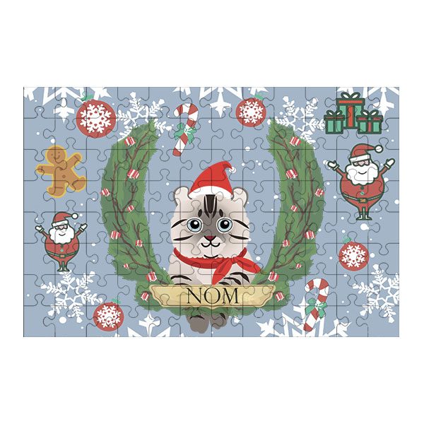 Puzzle chat noël