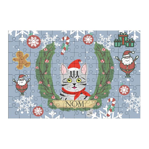 Puzzle chat noël
