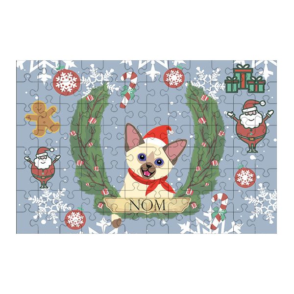Puzzle chat noël