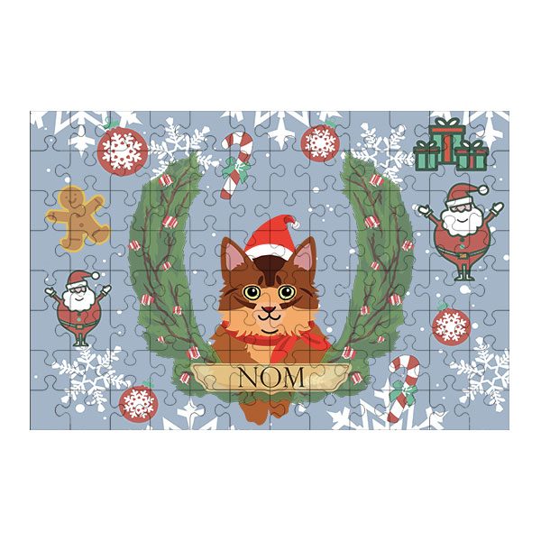 Puzzle chat noël