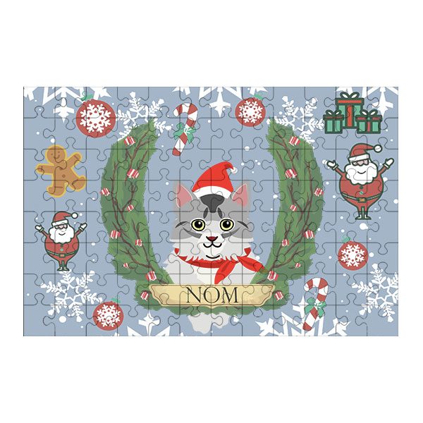 Puzzle chat noël