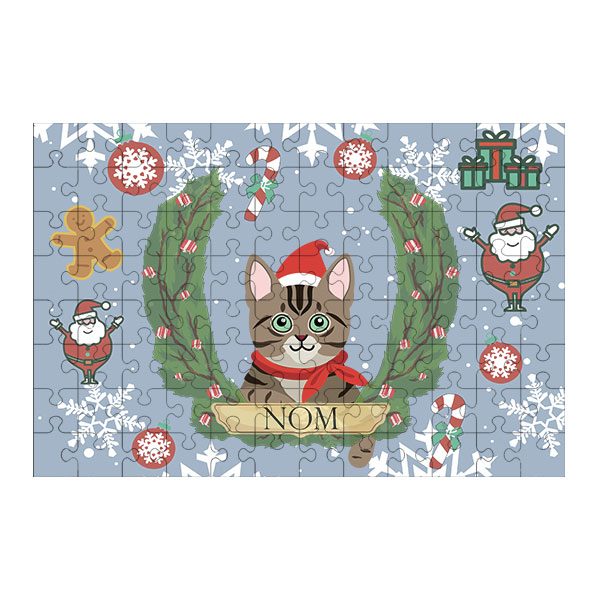 Puzzle chat noël