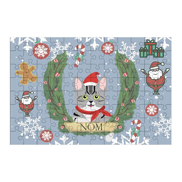 Puzzle chat noël