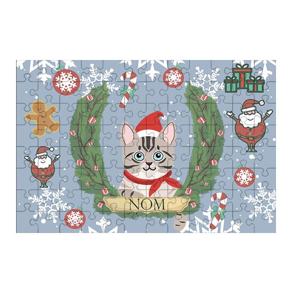 Puzzle chat noël