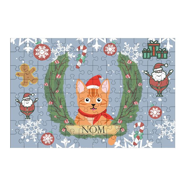 Puzzle chat noël