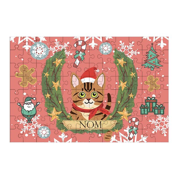Puzzle chat noël