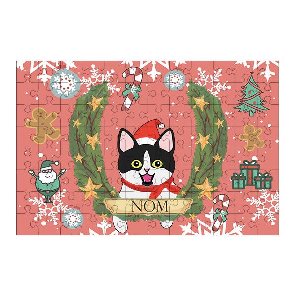 Puzzle chat noël