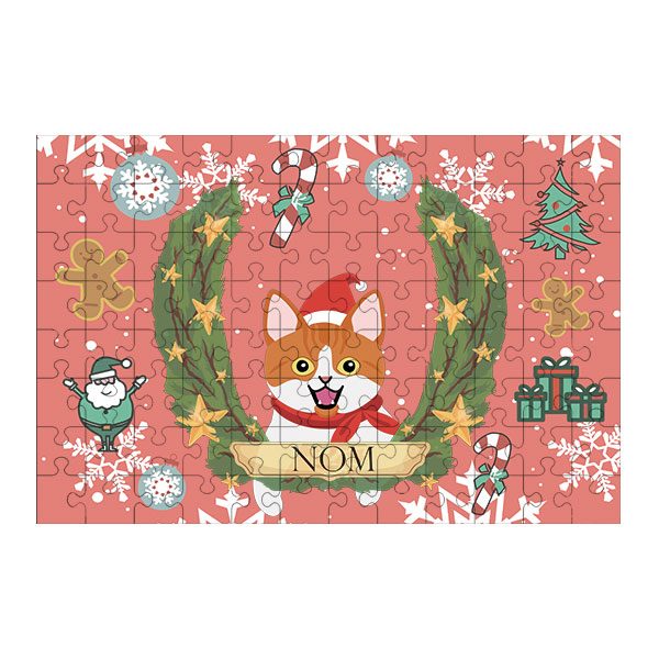 Puzzle chat noël