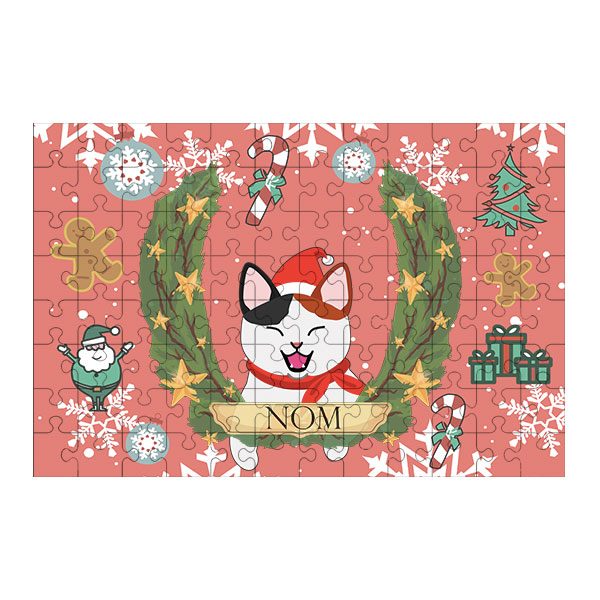 Puzzle chat noël