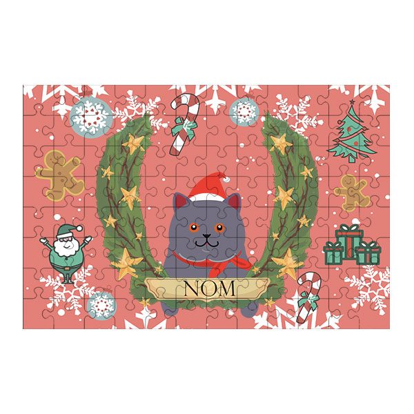 Puzzle chat noël