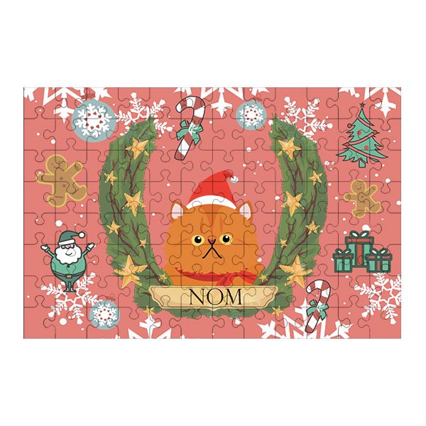 Puzzle chat noël