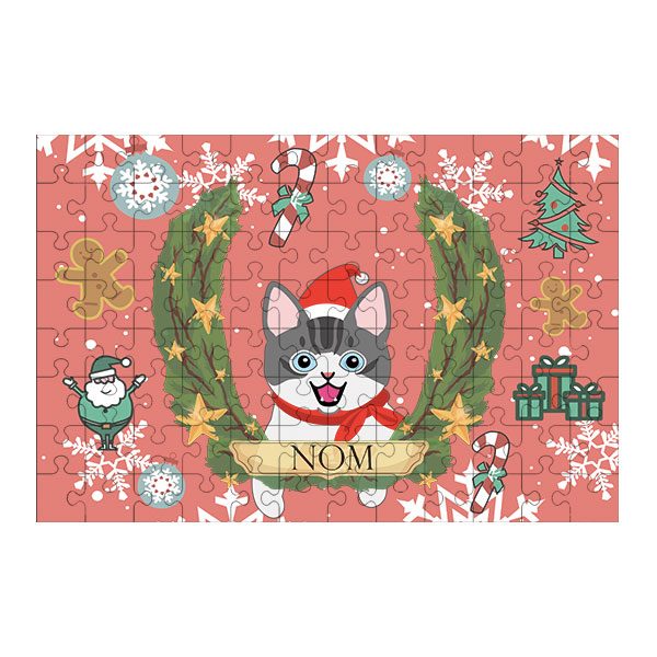 Puzzle chat noël
