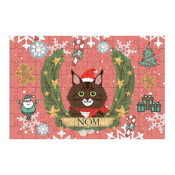 Puzzle chat noël