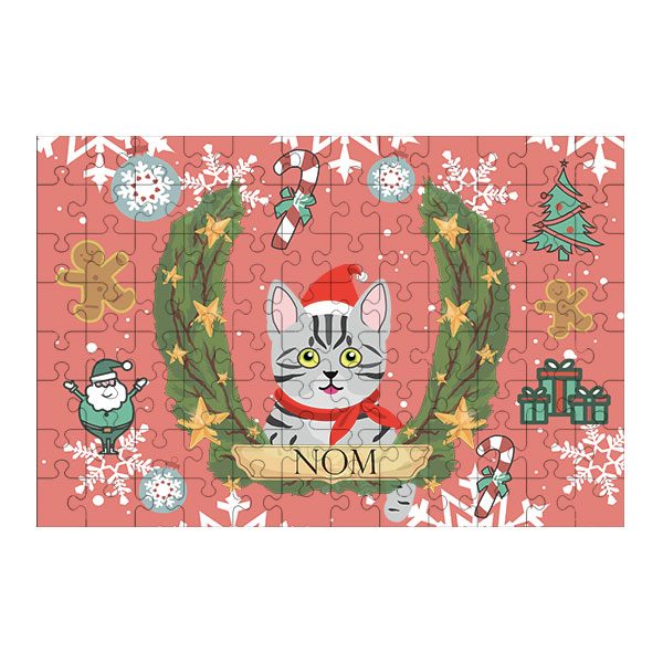 Puzzle chat noël