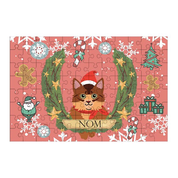 Puzzle chat noël