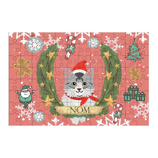 Puzzle chat noël