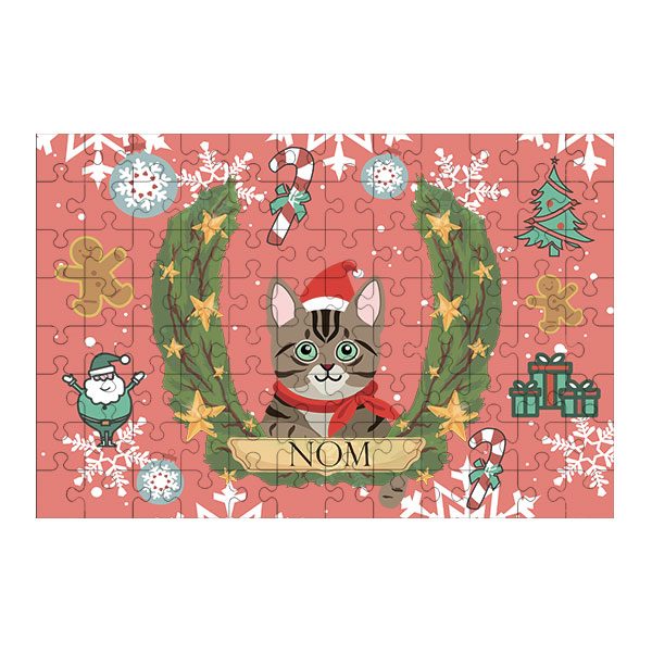 Puzzle chat noël