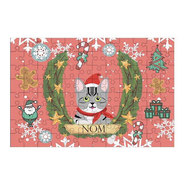Puzzle chat noël