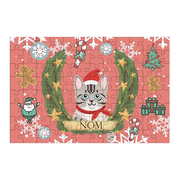 Puzzle chat noël