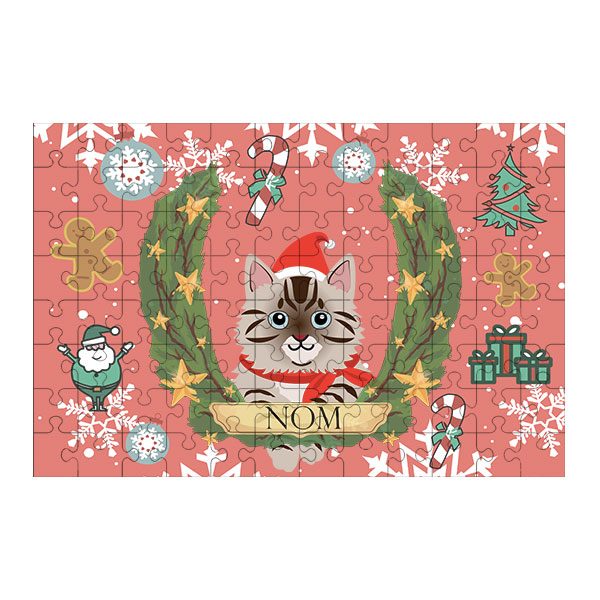 Puzzle chat noël