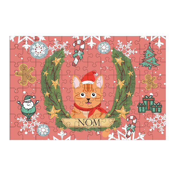 Puzzle chat noël