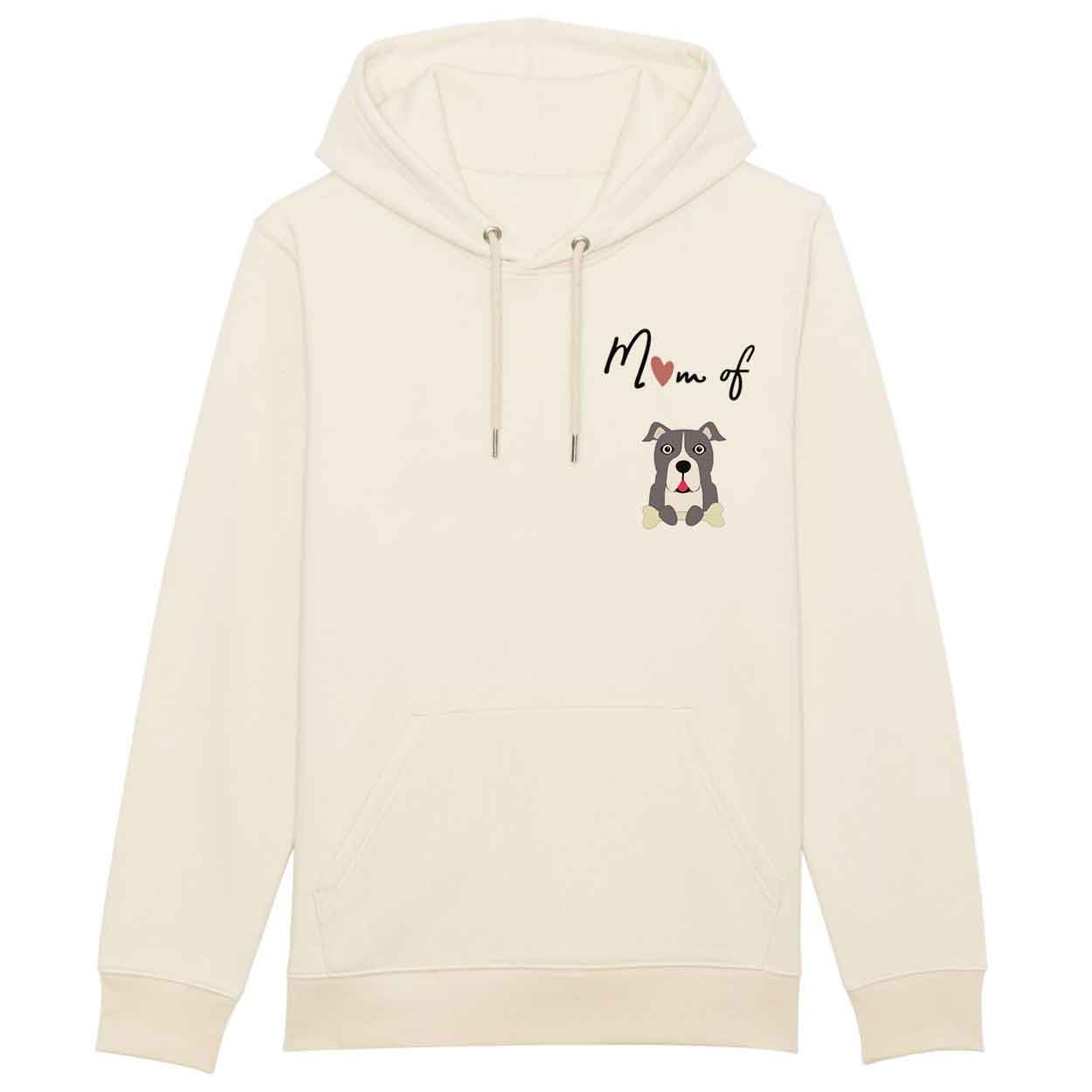 Hoodie-mom-of-dog-american-staffordshire-gris