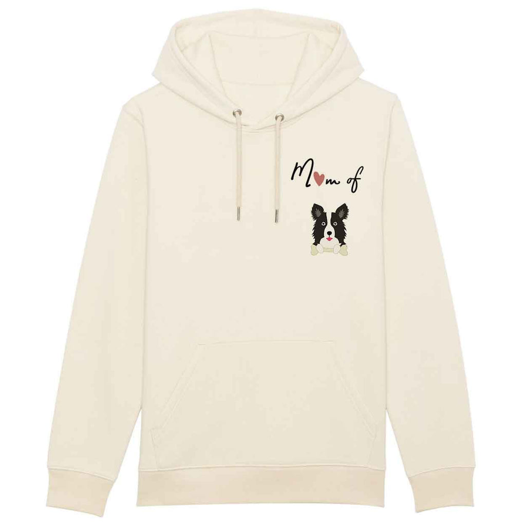 Hoodie-mom-of-dog-border-collie-noir-et-blanc