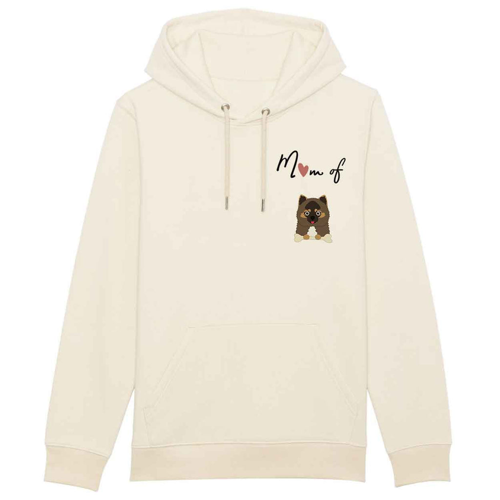 Hoodie-mom-of-dog-spitz-gris-loup