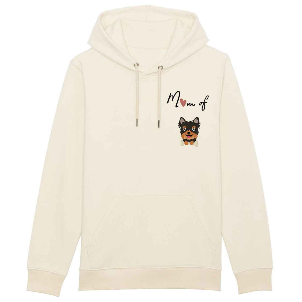 Hoodie-mom-of-dog-yorkshire-noir-et-fauve