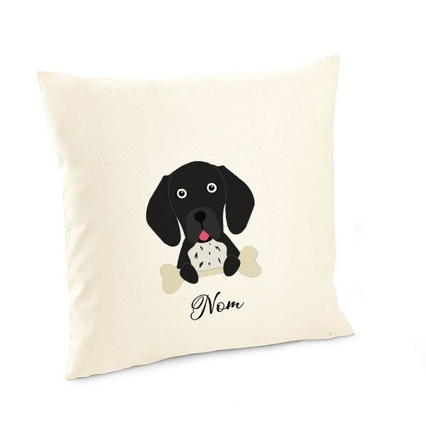 Housse-de-coussin-Braque-allemand-noir