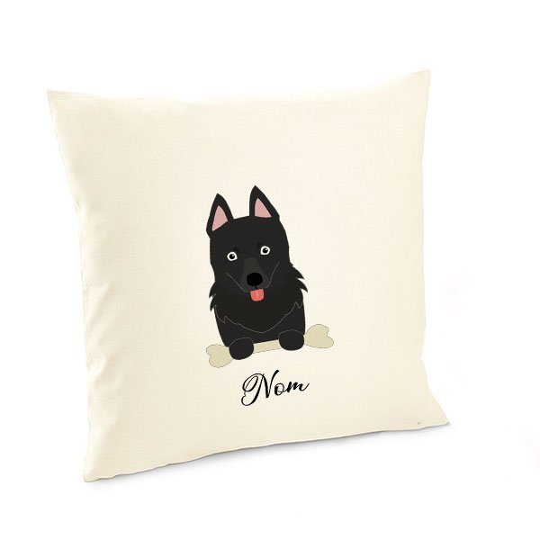 Housse-de-coussin-Schipperke