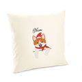 Housse-de-coussin-noel-chat-européen-bicolore-roux-et-blanc