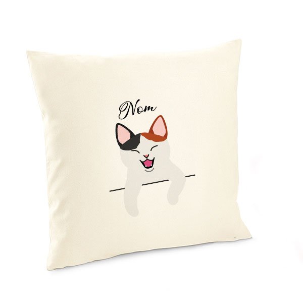 Housse-de-coussin-chat-européen-tricolore-calicot