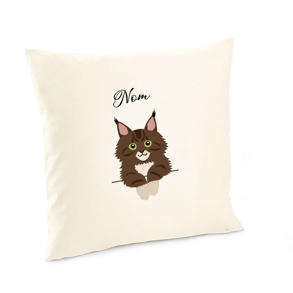 Housse-de-coussin-chat-maine-coon-marron