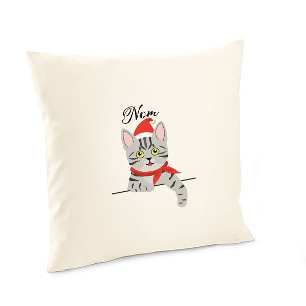 Housse-de-coussin-noel-chat-mau-egyptien