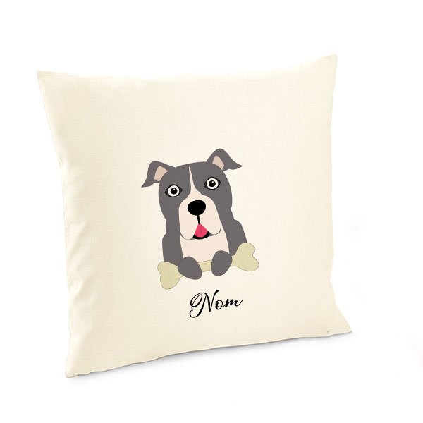 Housse-de-coussin-chien-american-staff-gris