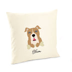 Housse-de-coussin-chien-american-staff-marron