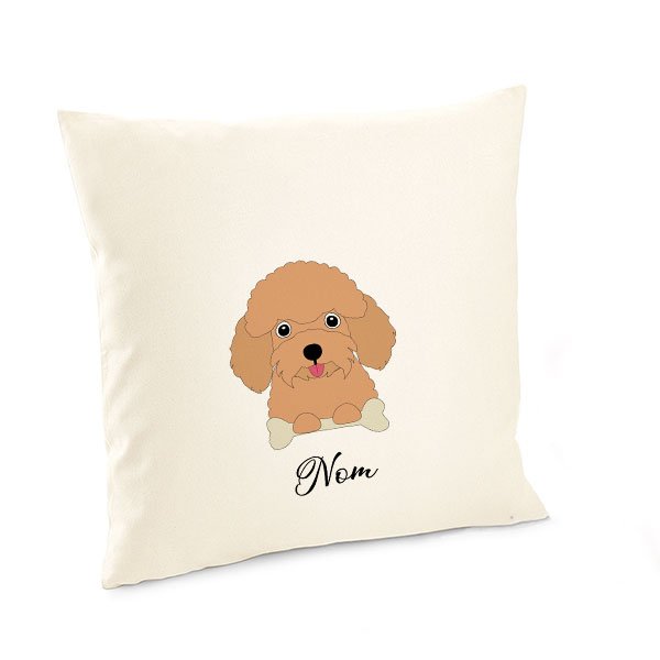 Housse-de-coussin-chien-caniche-abricot