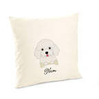 Housse-de-coussin-chien-caniche-blanc
