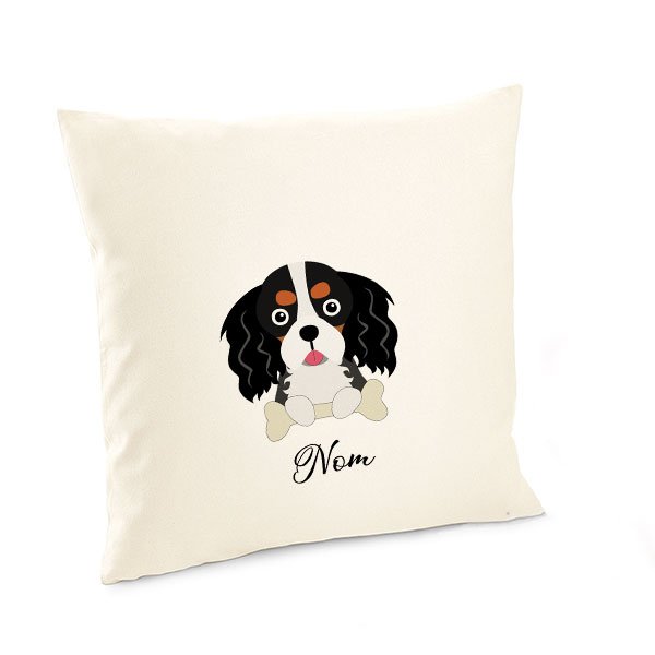Housse-de-coussin-chien-cavalier-king-charles-noir-et-feu