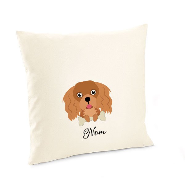 Housse-de-coussin-chien-cavalier-king-charles-ruby