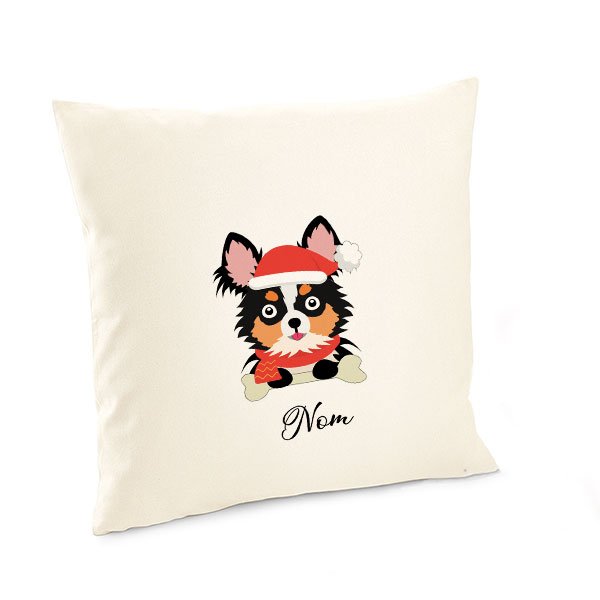 Housse-de-coussin-noel-chien-chihuahua-noir