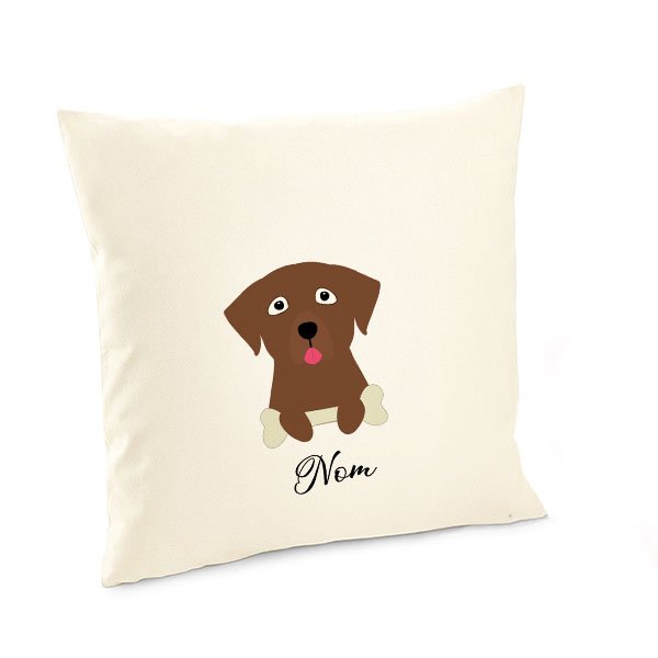 Housse-de-coussin-chien-labrador-chocolat