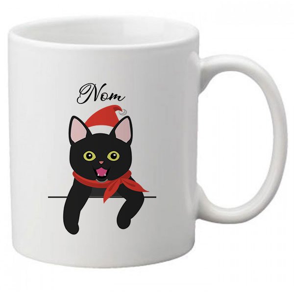 Mug-chat-noel-européen-noir