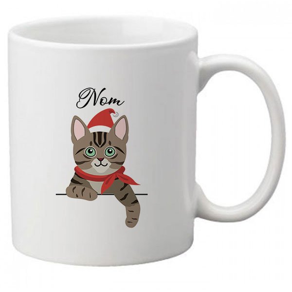 Mug-chat-noel-européen-tigré-fauve
