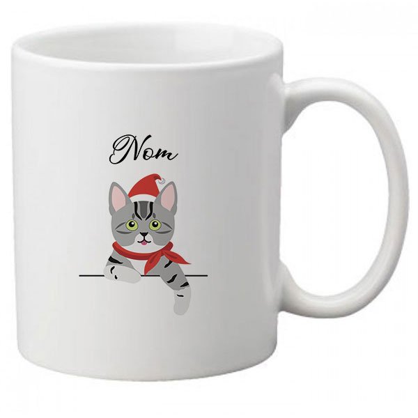 Mug-chat-noel-européen-tigré-gris